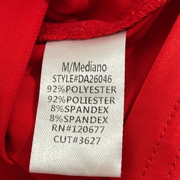 FASHION NOVA London Satin Mini Dress Red Size Medium New - Picture 11 of 13